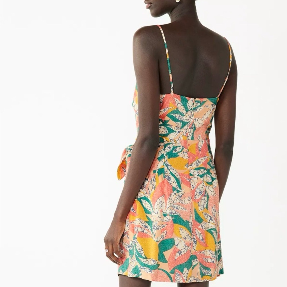 Nine West Floral Sundress with Spaghetti Straps - Coral Multi